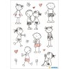 HERMA Etykiety dekoracyjne decor stickman 3 arkusze.