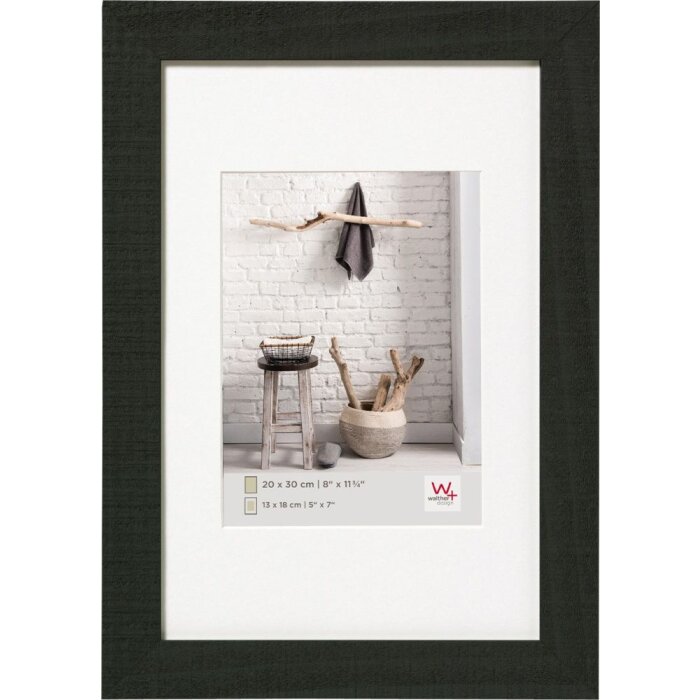 Walther Rama drewniana HOME 10x15 cm czarna z passepartout 7x10 cm