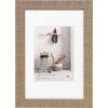 HOME Rama drewniana beżowo-brązowa w rozmiarze 24x30 cm