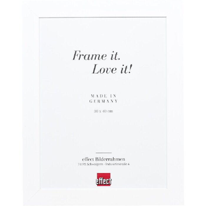 Ramka na zdjęcia Effect Profil 30 biała 10,5x14,8 cm z szkłem antyrefleksowym