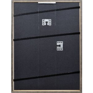 Ramka drewniana Effect Profil 25, szara, 25x50 cm z szkłem akrylowym