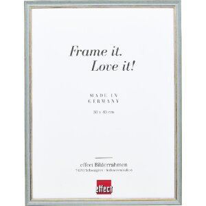 Ramka drewniana Effect Profil 25, niebieska, 25x50 cm z...