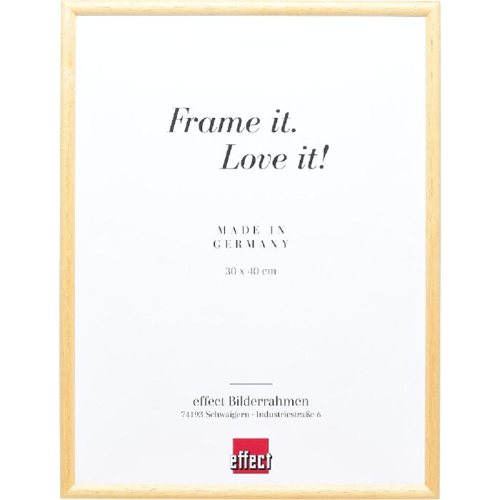 Ramka na zdjęcia Effect Profil 20 naturalne 25x50 cm z szkłem muzealnym