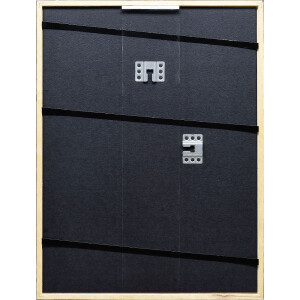 Ramka na zdjęcia z drewna Effect Profil 20, ciemnobrązowa, 25x50 cm, szkło akrylowe