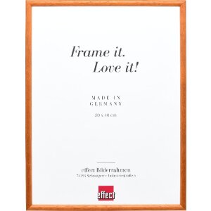 Ramka na zdjęcia z drewna nusbaum 40x60 cm z szkłem antyrefleksyjnym