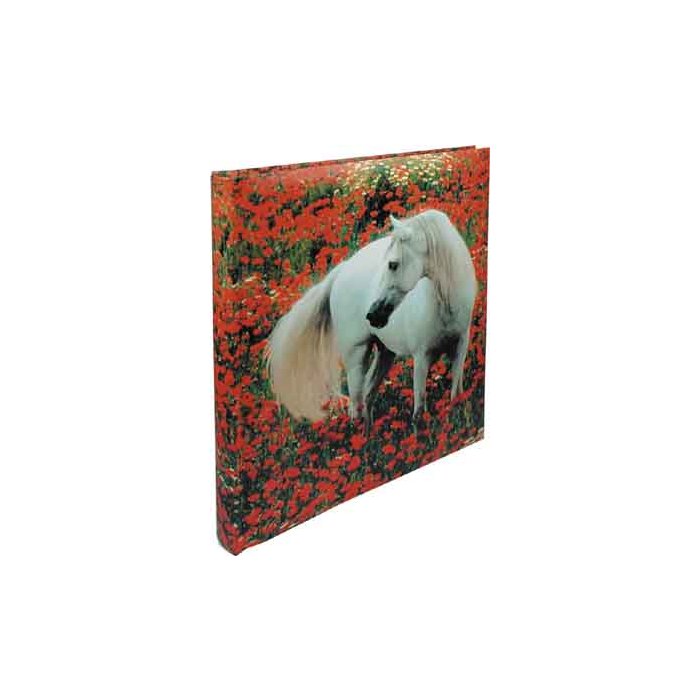 Schleizer Motivalbum Koń na makowej łące 29x32 cm 60 białych kartek