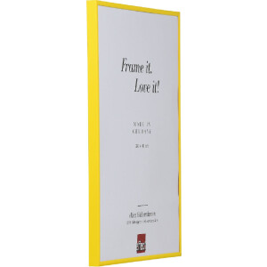 Rama plastikowa Effect Art 49,3x68,5 cm, żółta, z szkłem akrylowym