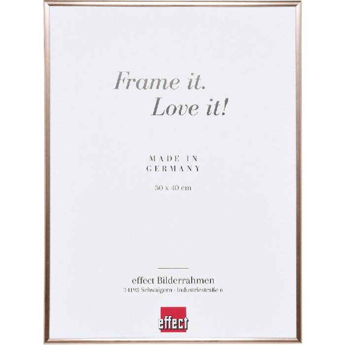 Rama plastikowa Effect Art 33x66 cm, różowa, z szkłem akrylowym – idealna do puzzli