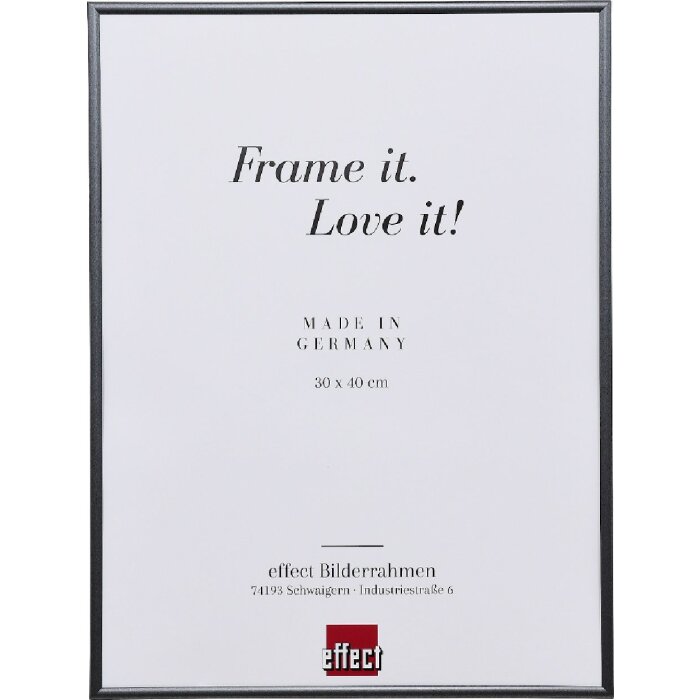 Ramka na zdjęcia Effect, 37x98 cm, szara z szkłem akrylowym