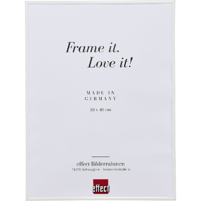 Ramka na zdjęcia Effect Art 37x98 cm, biała, szkło akrylowe