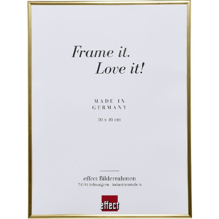 Ramka na zdjęcia Effect, 37x98 cm, z szkłem akrylowym, złoty