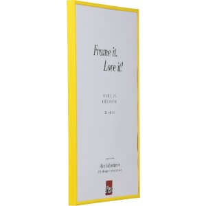 Ramka na zdjęcia ART 20x25 cm, żółta z szkłem akrylowym