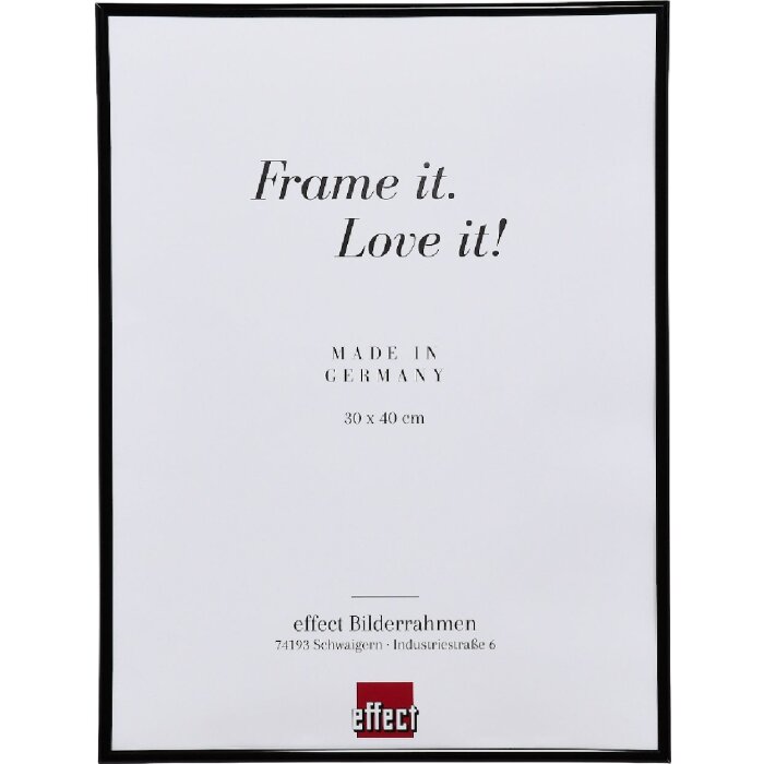 Ramka na zdjęcia Effect 20x25 cm, czarna z szkłem akrylowym