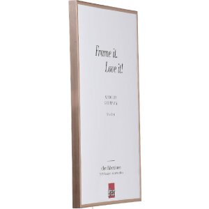 Ramka na zdjęcia z plastiku 24x30 cm, różowa z szkłem antyrefleksowym – Effect