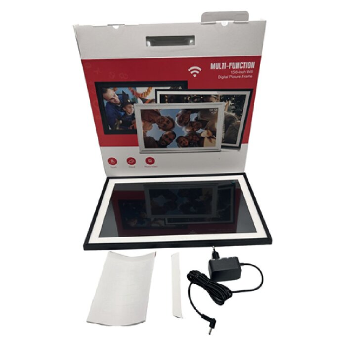 Ramka na zdjęcia Frameo Digitalny GW-P156 Czarna 15,6 cala