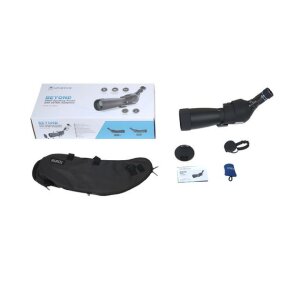 Sirui S6080A-BK Teleskop 20-60x z obiektywem 80 mm, z ukośnym polem widzenia i torbą do podróży