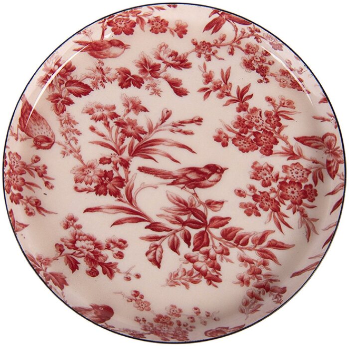 Clayre & Eef 66417 Untersetzer Ø 11x1 cm Rosa Rot
