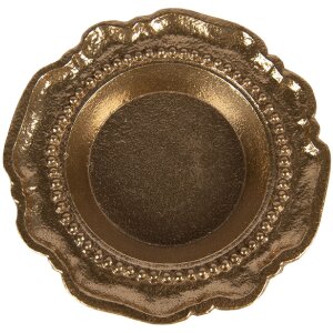 Miseczka dekoracyjna Clayre & Eef, złota, Ø 12...