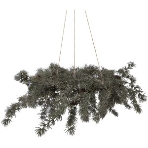 Clayre & Eef 50839 Weihnachtskranz mit LED Ø...