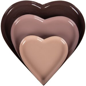 Zestaw 3 dekoracyjnych misek Clayre & Eef w kolorze...