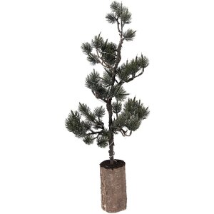 Clayre & Eef 50843 Dekoration Baum mit LED 20x17x60...