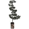 Clayre & Eef 50844 Dekoration Baum mit LED in Grün und Braun, 75x28x20 cm