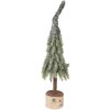 Clayre & Eef 66428 Künstlicher Weihnachtsbaum Ø 13x50 cm grün-weiß