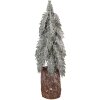 Clayre & Eef 66429 Künstlicher Weihnachtsbaum Grün-Weiß Ø 12x32 cm