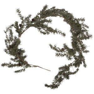 Clayre & Eef 66431 Girlande mit LED, grün,...