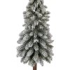 Clayre & Eef 66432 Künstlicher Weihnachtsbaum Grün Weiß Ø 10 x 48 cm