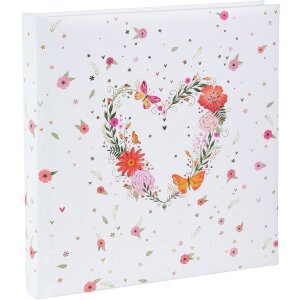 Album fotograficzny Goldbuch Floral Embrace 30x31 cm – 60 stron z pergaminem, okładka z wykończeniem złotym, wykonany w Niemczech