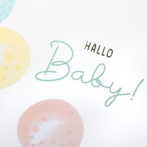 Album dziecięcy Goldbuch „Hoch hinaus!” 30x31 cm – z balonami i zwierzętami, z pergaminowymi wstawkami