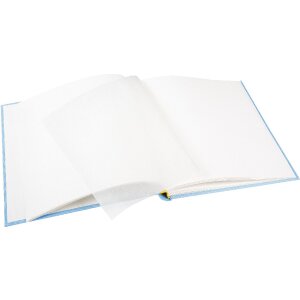 Album dziecięcy Goldbuch hello.baby himmelblau 30x31 cm – 60 stron lniany z drukiem na pergaminie