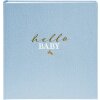 Album dziecięcy Goldbuch hello.baby himmelblau 30x31 cm – 60 stron lniany z drukiem na pergaminie