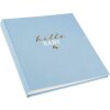 Album dziecięcy Goldbuch hello.baby himmelblau 30x31 cm – 60 stron lniany z drukiem na pergaminie