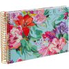 Album spiralny Goldbuch Velvet Bloom 23x17 cm – z wzorami złotymi i reliefem