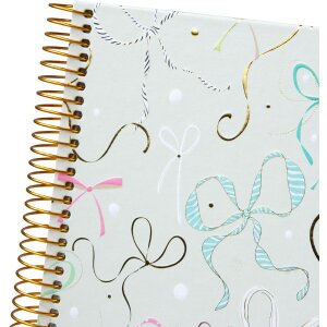 Album spiralny Goldbuch Ribboné Taupe, 23x17 cm, 40 stron białych