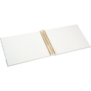 Album spiralny Goldbuch Secret Garden Blue – 40 stron z efektem reliefu i złotym nadrukiem