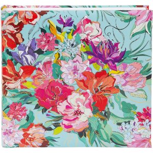 Album fotograficzny Goldbuch Velvet Bloom 25x25 cm – 60 stron z złotym nadrukiem i pergaminem