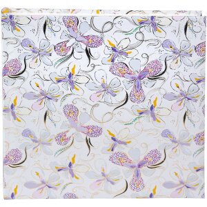 Album Goldbuch Orchid Mood White 25x25 cm – z pergaminem, druk artystyczny, wypukłość złota