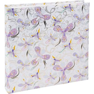 Album Goldbuch Orchid Mood White 25x25 cm – z pergaminem, druk artystyczny, wypukłość złota