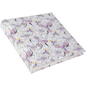 Album Goldbuch Orchid Mood White 25x25 cm – z pergaminem, druk artystyczny, wypukłość złota