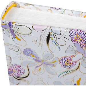Album Goldbuch Orchid Mood White 25x25 cm – z pergaminem, druk artystyczny, wypukłość złota