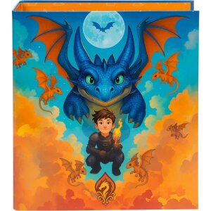 Folder Goldbuch Drachenfreund 28x32 cm – czarny, z...