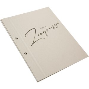 Mapa na świadectwa Goldbuch, kremowa, 24x31 cm – 12 przezroczystych kieszeni