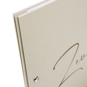 Mapa na świadectwa Goldbuch, kremowa, 24x31 cm – 12 przezroczystych kieszeni