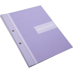 Mapa na świadectwa Goldbuch, kolor Zweiklang flieder, 24x31 cm