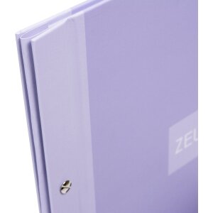 Mapa na świadectwa Goldbuch, kolor Zweiklang flieder, 24x31 cm