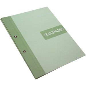 Mappa na świadectwa Goldbuch Zweiklang matcha 24x31 cm z 12 kopertami