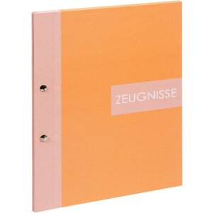 Mapa na certyfikaty Goldbuch Zweiklang papaya 24x31 cm